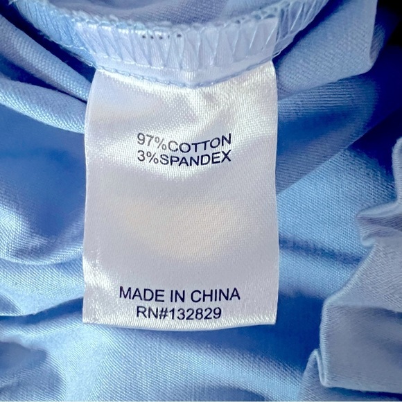 super down Brinkley Light Blue Drawstring Preppy Contemporary Mini Skirt NEW S - Picture 12 of 12